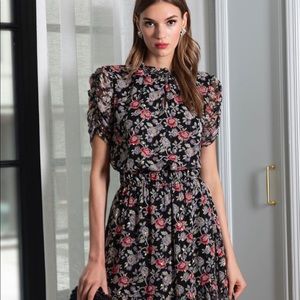 Shoshana Jodelle Floral Print Dress